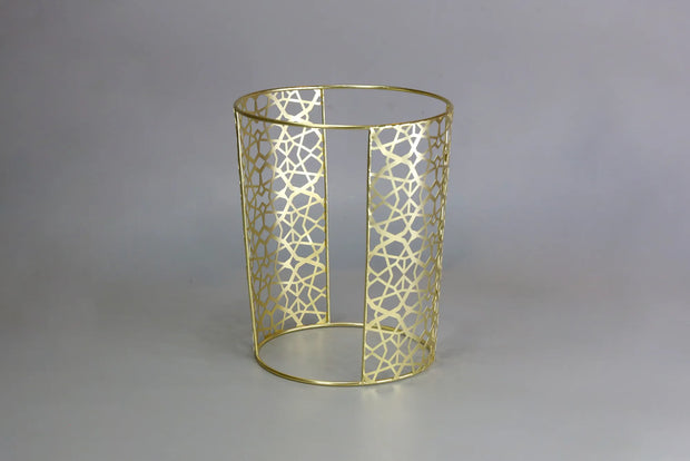 609130 ELAVATION 12"H
ROUND STAND GOLD