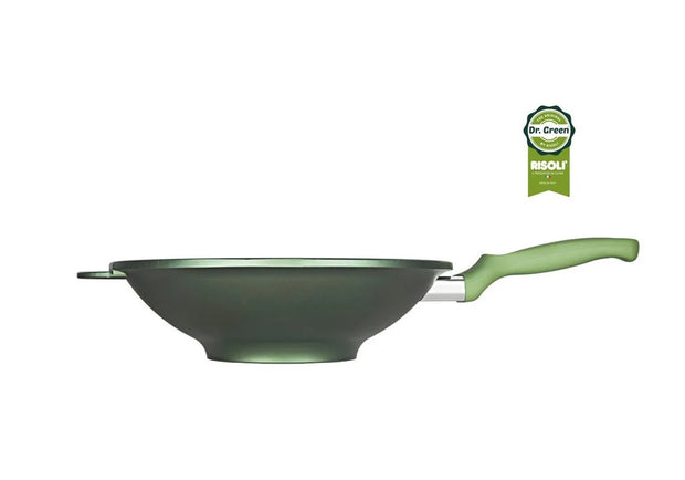 "Dr Green" Wok 30cm Green Stone