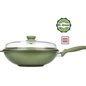 Dr Green-Induction Wok 32cm with Lid