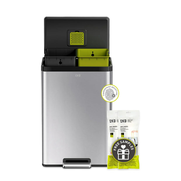 Eko EK9138MT- 10L+10L Ecocasa Step Bin