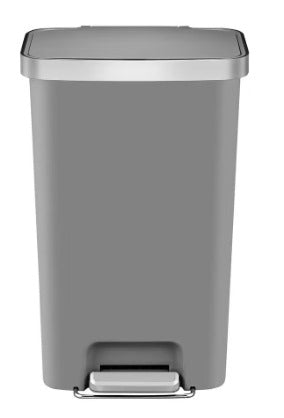 Eko EK6388-35L-GR Plastic Step Bin