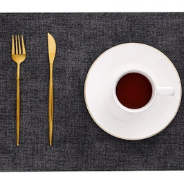 AL001A PU Leather Reversible Rectangular Placemat
