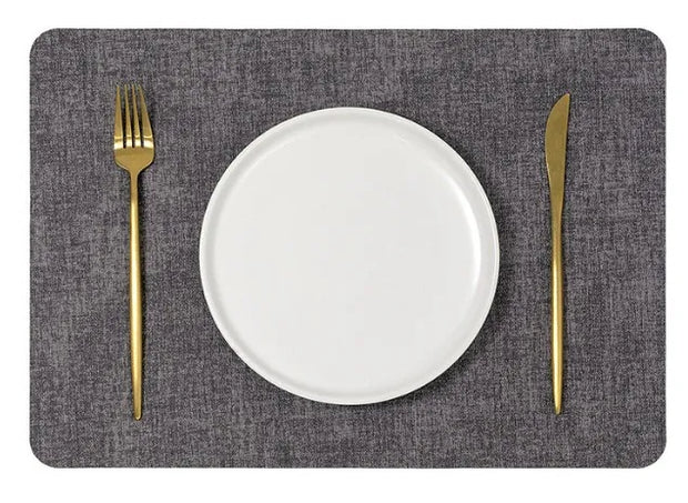 PU Leather Reversible Rectangular Placemat