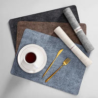 PU Leather Reversible Rectangular Placemat