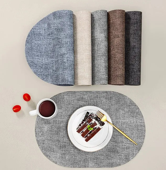 AL003F PU Leather Reversible Placemat