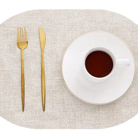 AL003F PU Leather Reversible Placemat