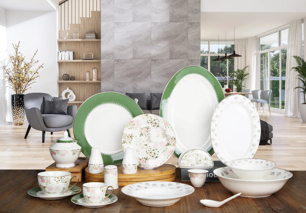 DS-24C053 71pcs NBC ROUND  Dinner Set