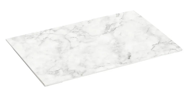 5332FPW9, MARBLE 1/1 FOOTED PLATTER (CARRARA)