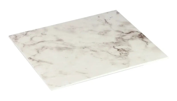 3226FPW9, MARBLE 1/2 FOOTED PLATTER (CARRARA)