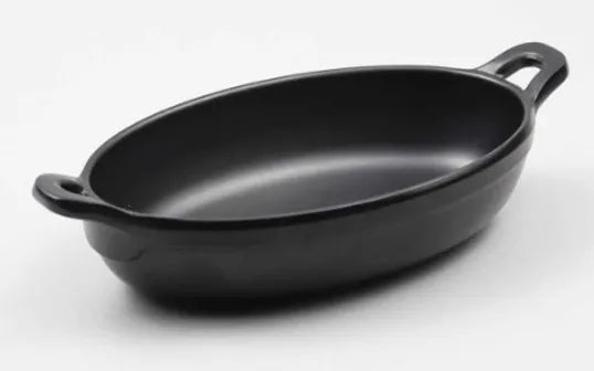 520605BK Mini Oval Pan Black