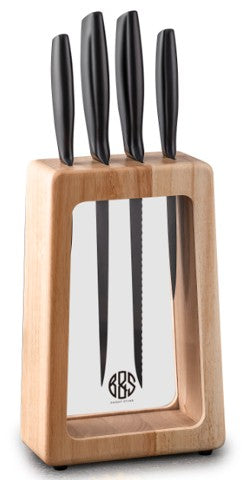 ZT0007 knife block with 4pcs knife set