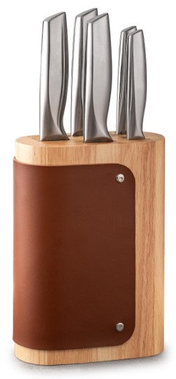 ZT0009 knife block with 5pcs knife set