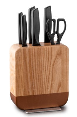 ZT0010 knife block+5pcs knife set+scissor