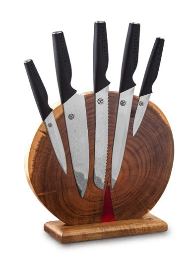 ZT0015 knife block with 5pcs knife set