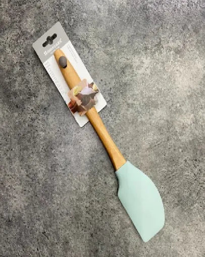 BS-55 Silicone Spatula w/ Wooden Handle