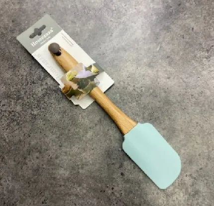 BS-57 Silicone 11"Spatula w/ wooden handle