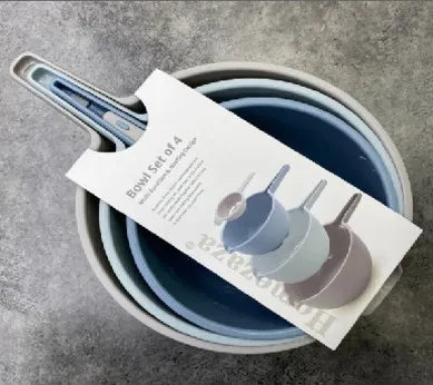 BS-66 4-Pc Bowl Set with Handle