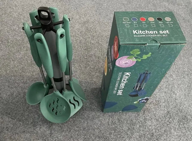 BS-98 7pcs silicon set with stand