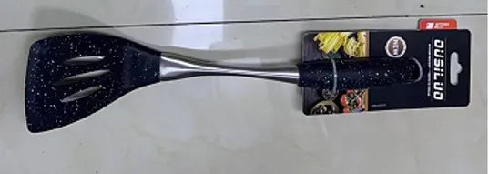 BS-139 Silicone Slotted Turner with Stainless Steel Handle
