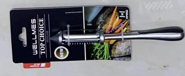 BS-140 Silicone Peeler with Stainless Steel Handle