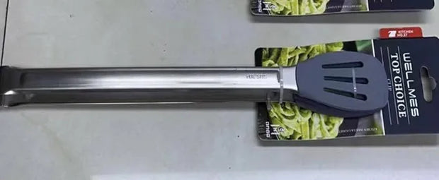 BS-152 Silicone Food Clip/Tong with SS Handle