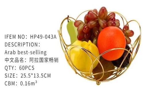 BS-222 Iron Fruit Basket