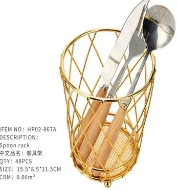 BS-224 Iron spoon fork holder