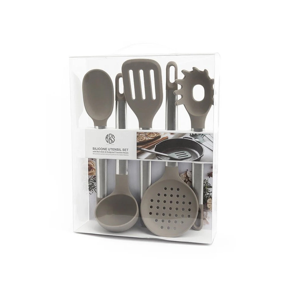 5PC SILICONE UTENSIL SET