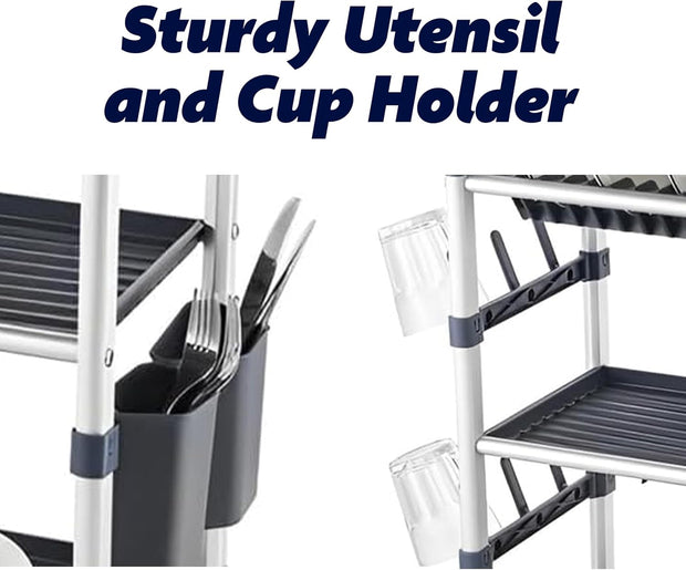 PA-2302A3 Aluminum Dish Rack