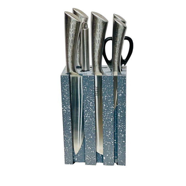 8pcs Kitchen Knife Set Silver