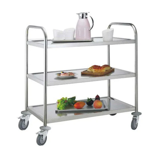 3 Tier Stainless Steel Trolley