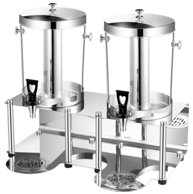 Double Juice dispenser Silver