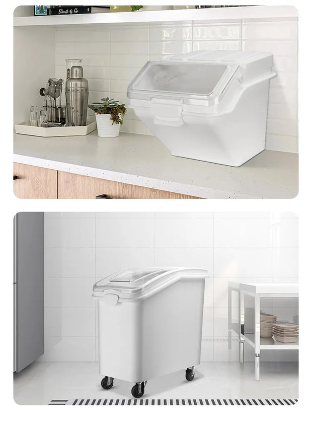 BS-GB004 PP Ingredient Bins 
81L  WithScoop and wheel