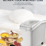 BS-GB004 PP Ingredient Bins 
81L  WithScoop and wheel