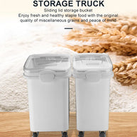 BS-GB004 PP Ingredient Bins 
81L  WithScoop and wheel