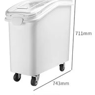 BS-GB004 PP Ingredient Bins 
81L  WithScoop and wheel