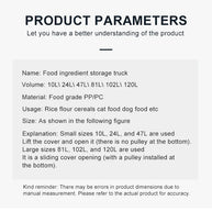 BS-GB003 Ingredient Bins 
47L  WithScoop