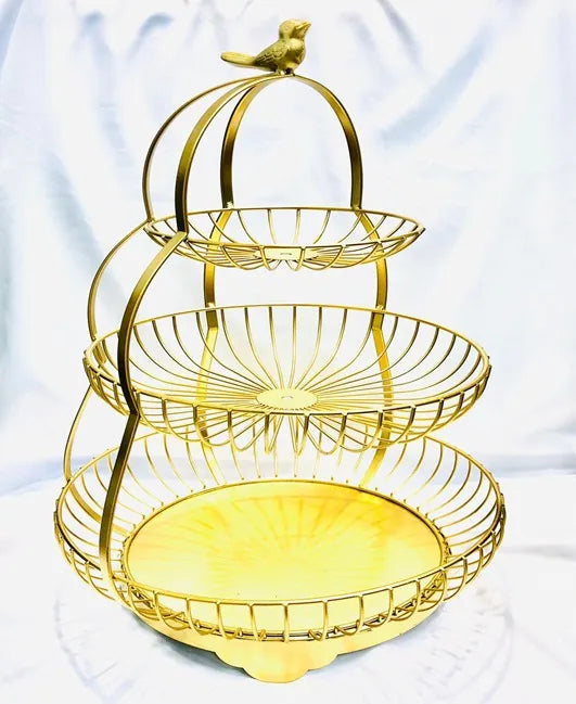 3 Tier Metal Fruit Basket