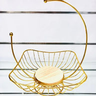 Black Iron Fruit Basket