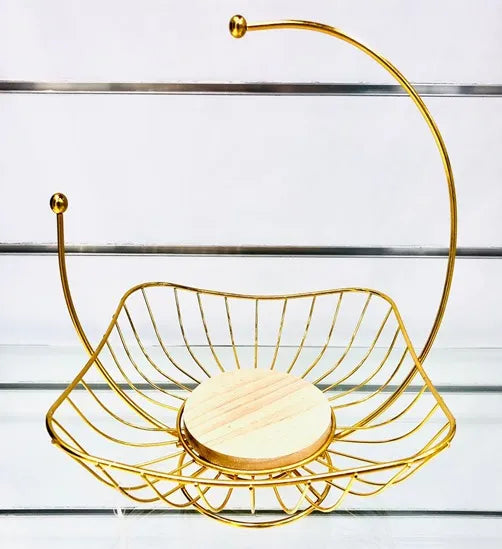 Black Iron Fruit Basket