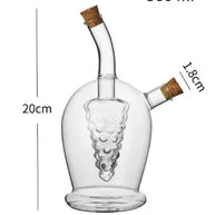 6046 Mandarin Double Layer Tube Cocktail Glass borosilicate glass with cork