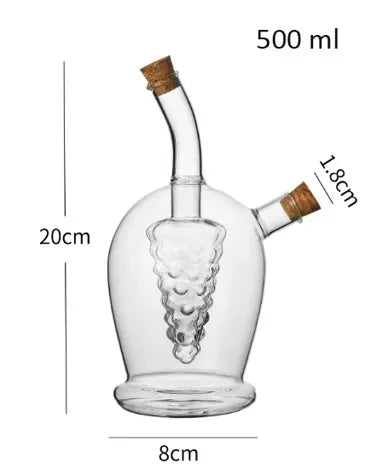 6046 Mandarin Double Layer Tube Cocktail Glass borosilicate glass with cork