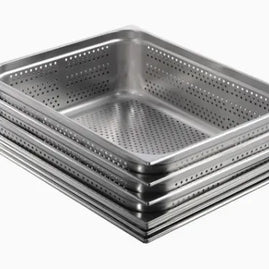 2/1 H4cm GN Pan Perforated SS