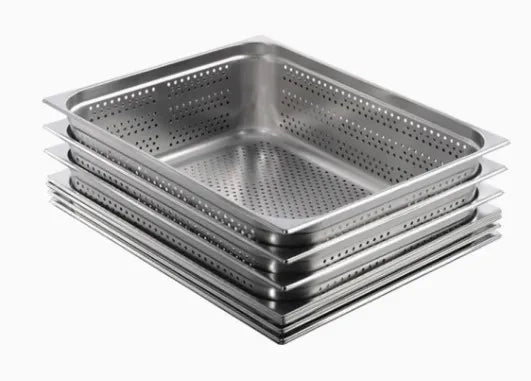 2/1 H2cm GN Pan Perforated SS