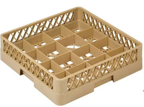 16 Compartment Glass Rack