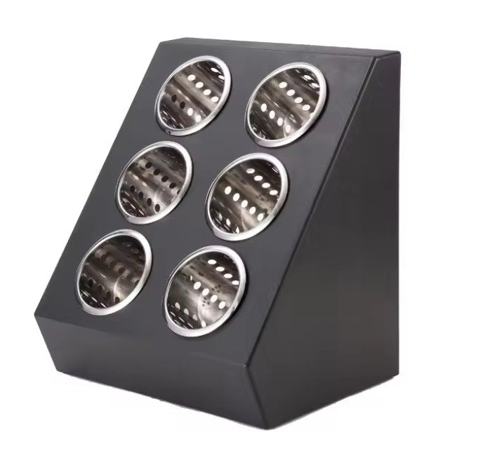 6 Hole Counter Flatware Dispenser Plastic Set