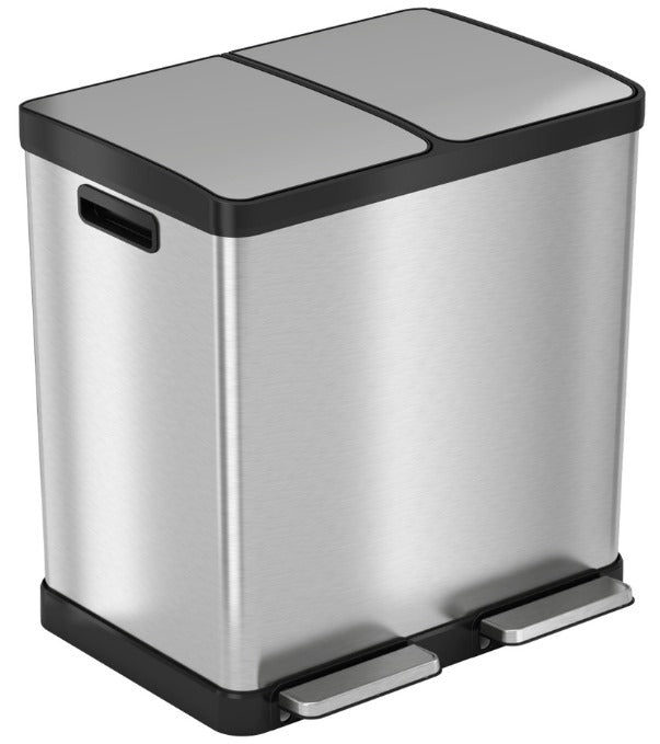 Eko EK9129MT - 15L+15L  Recycling Step Bin