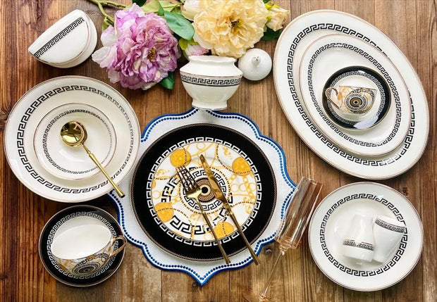 DS- 22C023 57pcs NBC ROUND Dinner Set