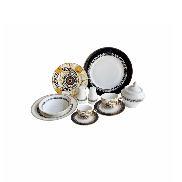 DS- 22C023 57pcs NBC ROUND Dinner Set