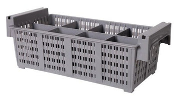 8 Compartments Basket Cutlery With Handle